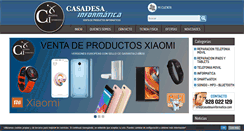 Desktop Screenshot of casadesainformatica.com